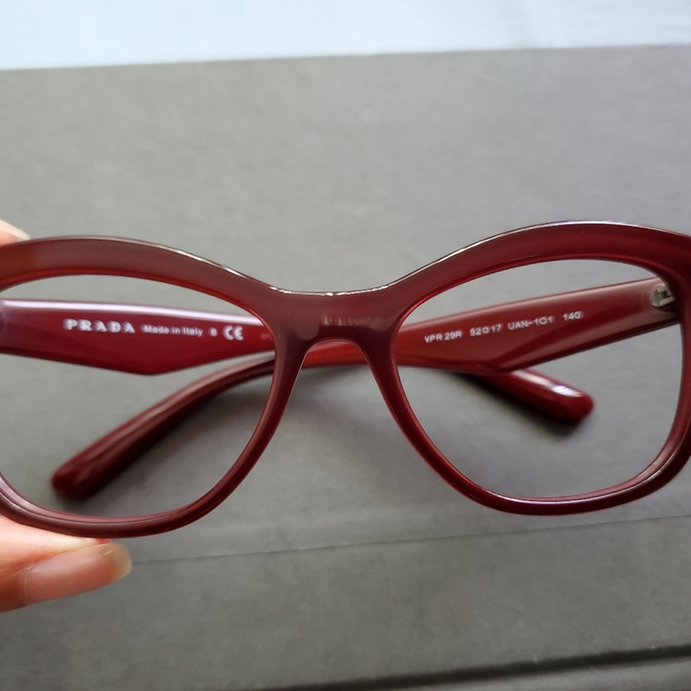 Red PRADA glasses